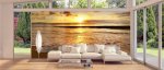 Wall murals sunsets – most attractive alternative to feel great anytime we would spend some time at our home